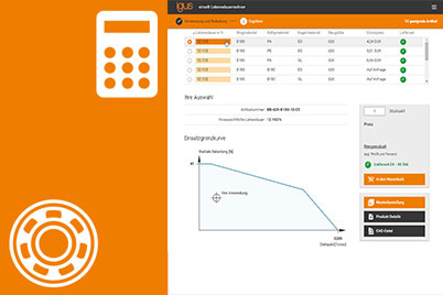 Cálculo da duração de vida dos rolamentos de esferas em plástico